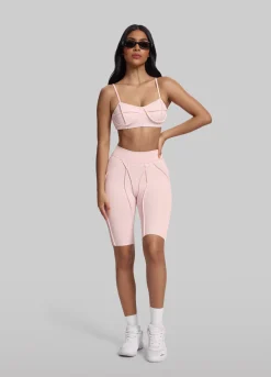 Figurformende Radler-Shorts mit Nahtdetails