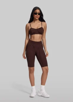 Figurformende Radler-Shorts mit Nahtdetails