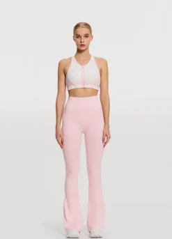 Flared-Leggings mit hoher Taille