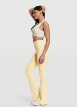 Flared-Leggings mit hoher Taille
