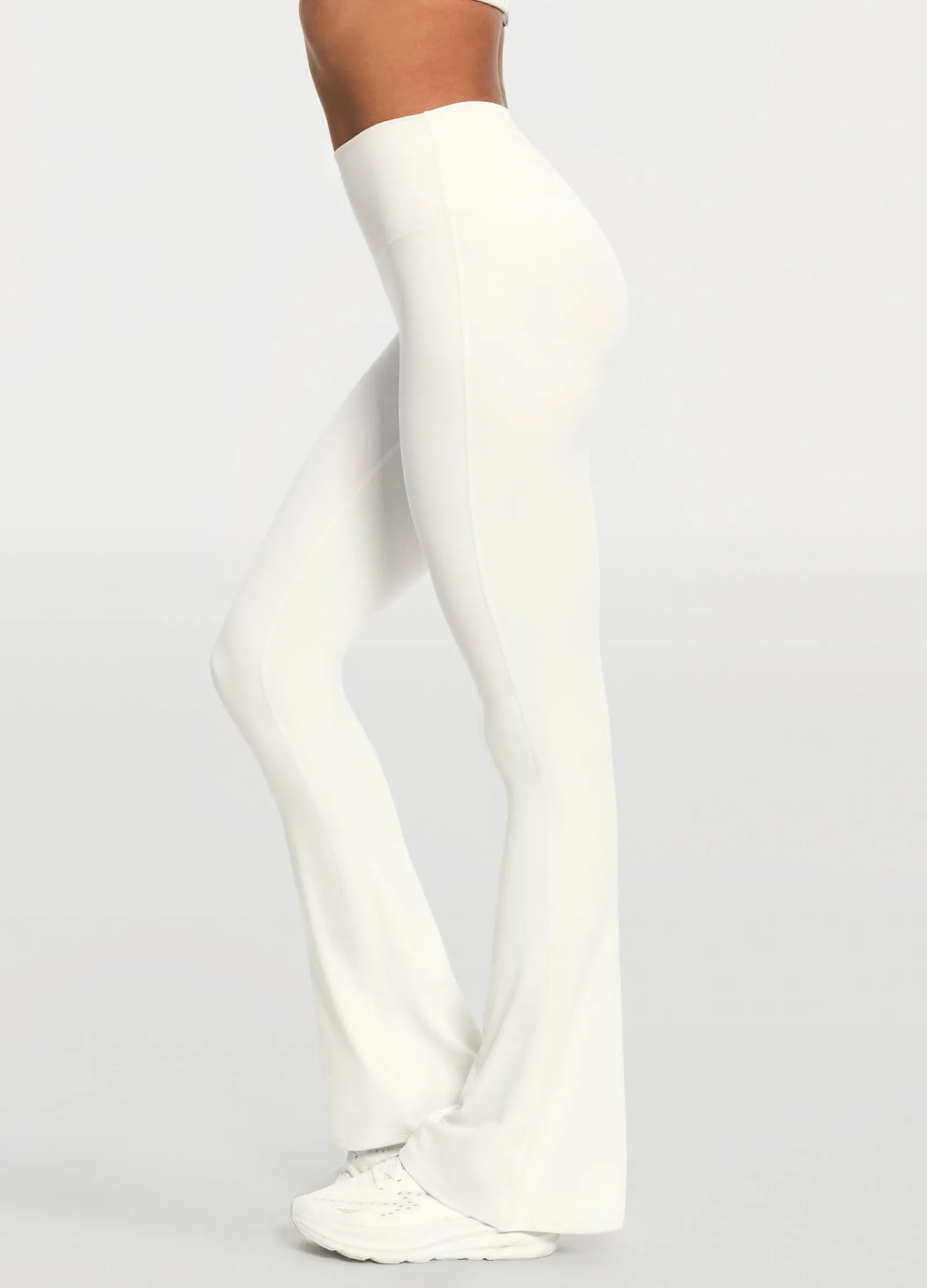 Flared-Leggings mit hoher Taille