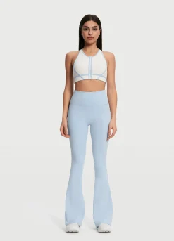 Flared-Leggings mit hoher Taille