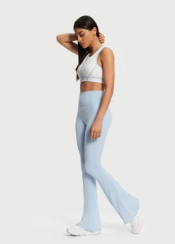 Flared-Leggings mit hoher Taille
