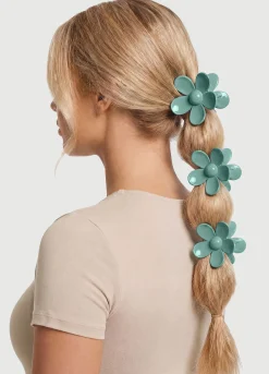 Flower-Shaped Hair Clip