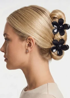 Flower-Shaped Hair Clip