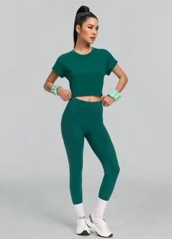 Gekürztes Baumwoll-Shirt