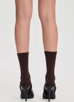 Gerippte Socken