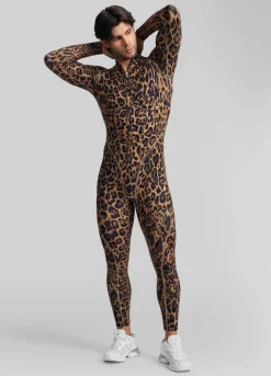 Golden Leopard Herosuit mit geschlossenem Rücken