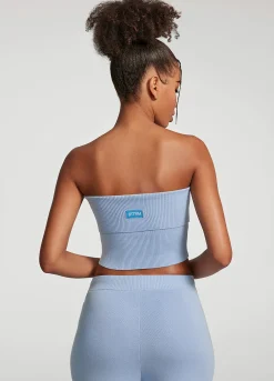 Grobstrick-Crop-Top
