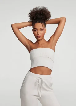 Grobstrick-Crop-Top