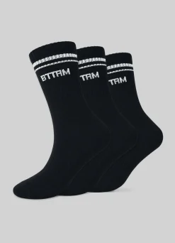 Halbhohe Unisex-Socken – 3er-Pack