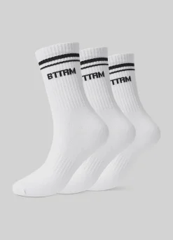 Halbhohe Unisex-Socken – 3er-Pack