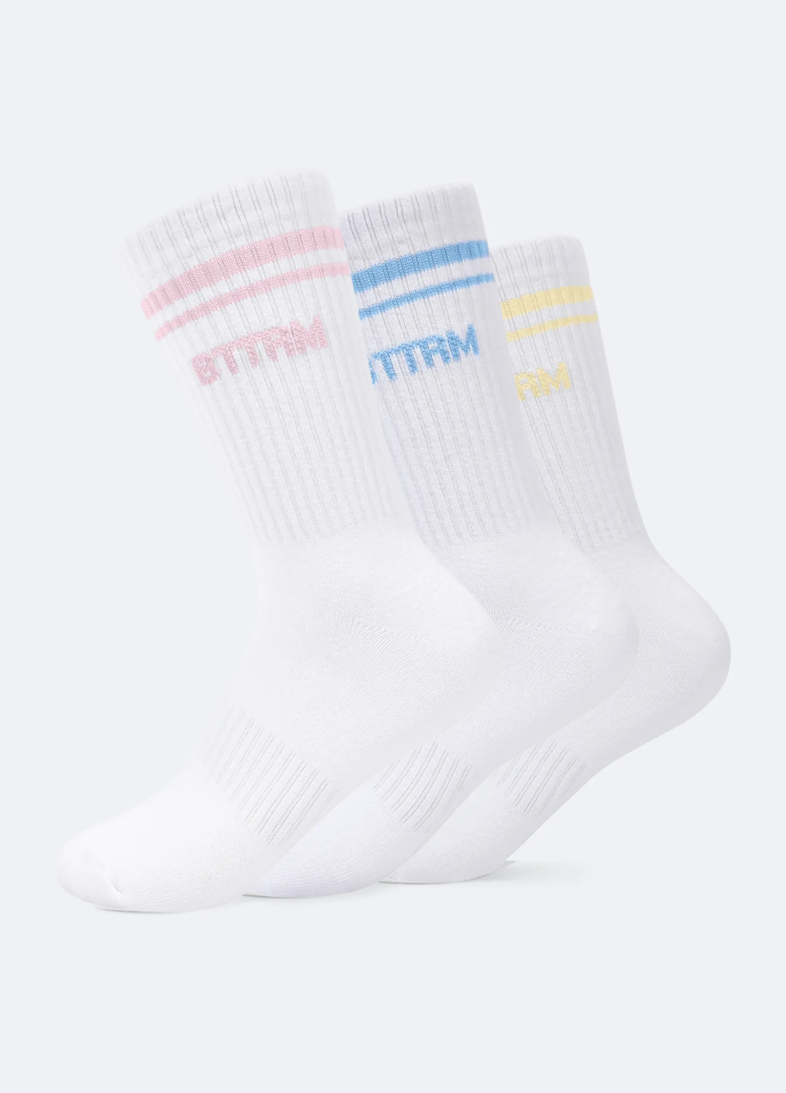 Halbhohe Unisex-Socken – 3er-Pack