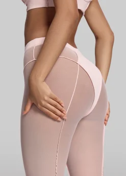 Halbtransparente High-Waist-Leggings