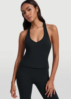 Halter-Top mit offenem Rücken