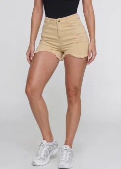 High Waist Denim Shorts