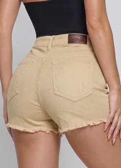 High Waist Denim Shorts