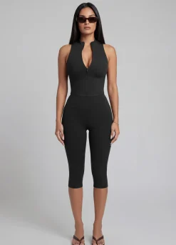 High-Waist Sculpt Capri-Leggings
