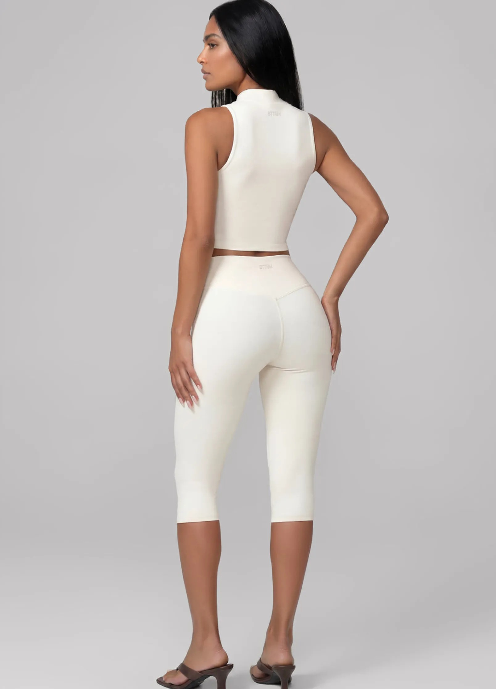 High-Waist Sculpt Capri-Leggings