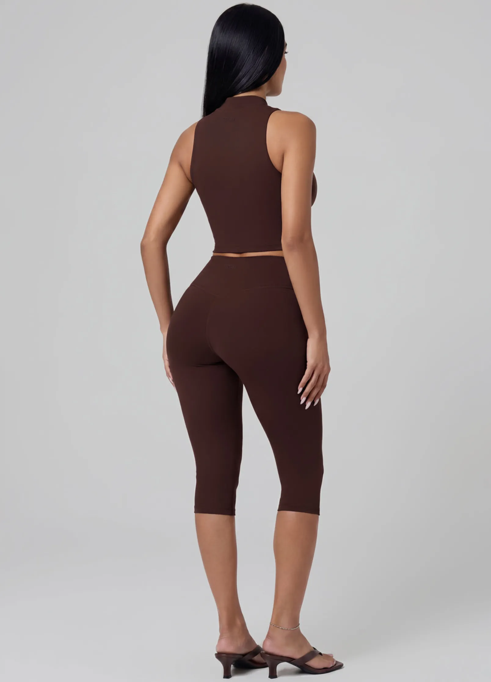 High-Waist Sculpt Capri-Leggings