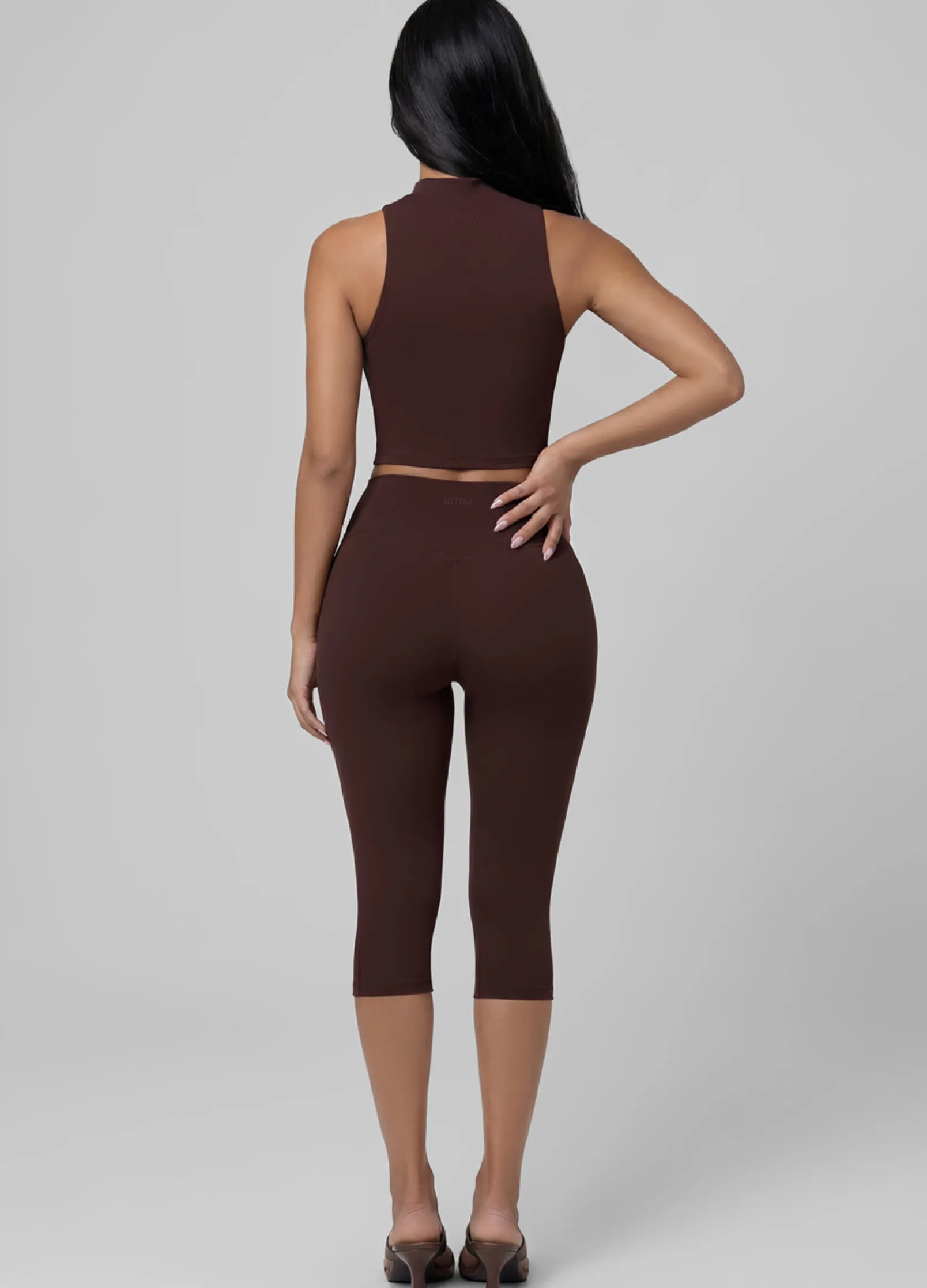High-Waist Sculpt Capri-Leggings