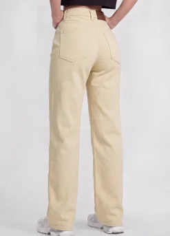 High Waist Straight Jeans