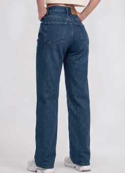 High Waist Straight Jeans