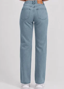 High Waist Straight Jeans