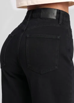 High Waist Straight Jeans