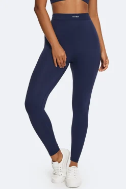 Hochtaillierte Leggings mit Rüschen