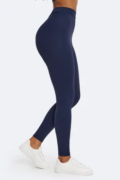 Hochtaillierte Leggings mit Rüschen