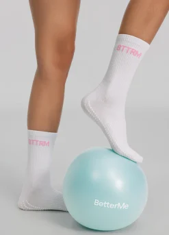Hohe Pilates-Grip-Socken