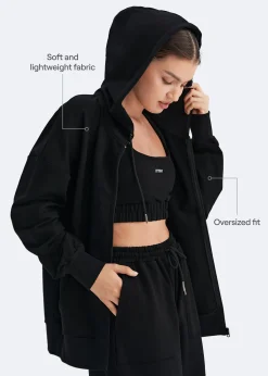 Kapuzenjacke mit Taschen