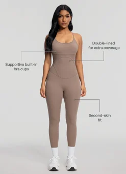 Kreuzrücken-Bodysuit