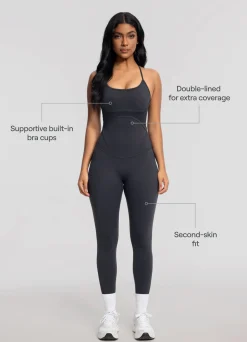 Kreuzrücken-Bodysuit
