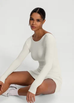 Langarmshirt mit offenem Rücken
