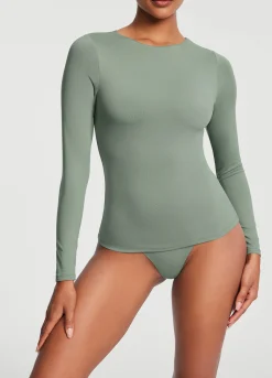 Langarmshirt mit Rundhalsausschnitt