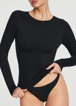 Langarmshirt mit Rundhalsausschnitt