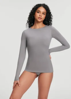 Langarmshirt mit Rundhalsausschnitt