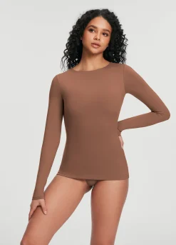 Langarmshirt mit Rundhalsausschnitt