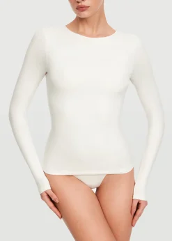 Langarmshirt mit Rundhalsausschnitt