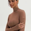 Langarmshirt mit Stehkragen – 3er-Pack