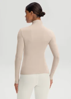 Langarmshirt mit Stehkragen
