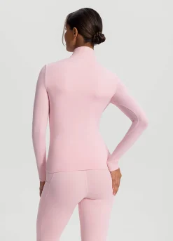 Langarmshirt mit Stehkragen