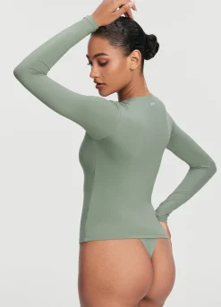 Langarmshirt mit Viertelreißverschluss