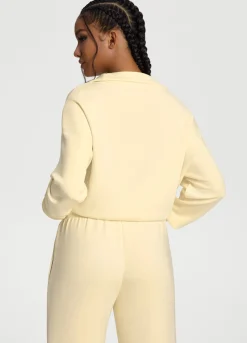 Langarm-Sweatshirt mit Half-Zip