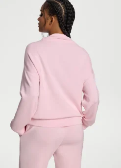 Langarm-Sweatshirt mit Half-Zip