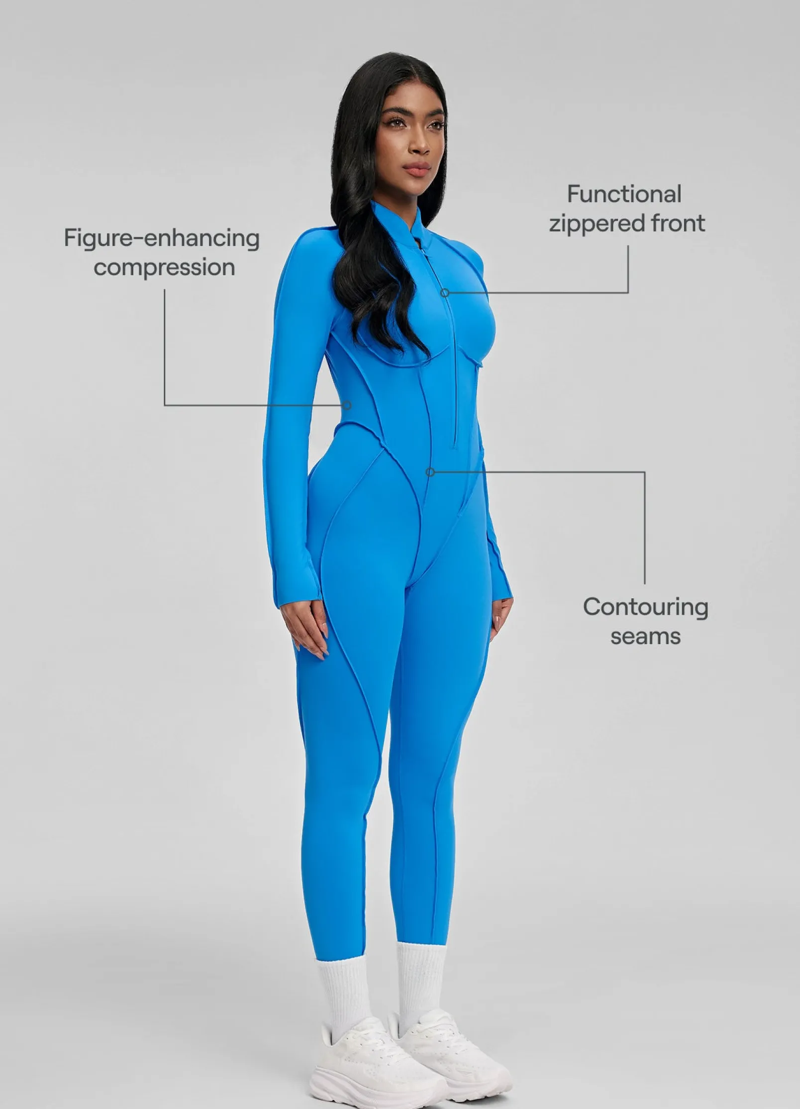 Langer Catsuit