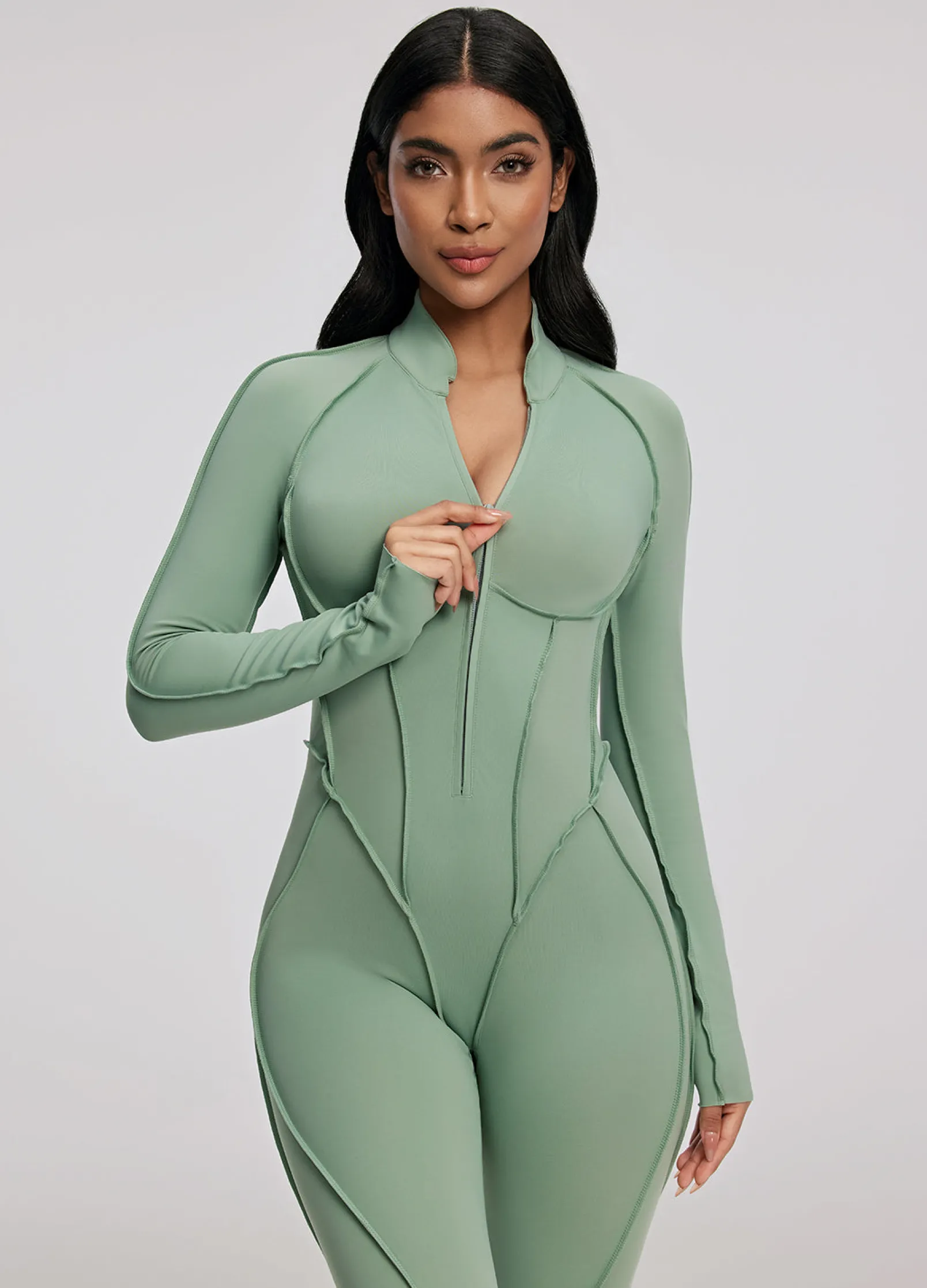 Langer Catsuit