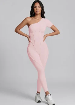Langer One-Shoulder-Catsuit
